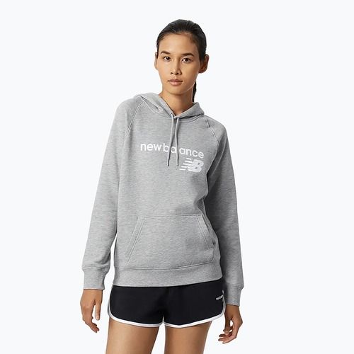 Női kapucnis pulóver New Balance Core Fleece Hoodie grey