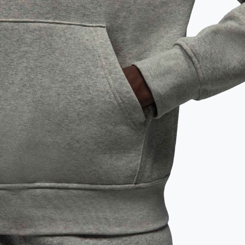 Férfi pulóver Jordan Brooklyn Fleece grey heather/white