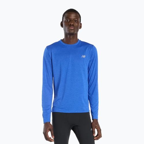 Férfi hosszú ujjú póló New Balance Athletics blue gemstone