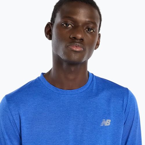 Férfi hosszú ujjú póló New Balance Athletics blue gemstone