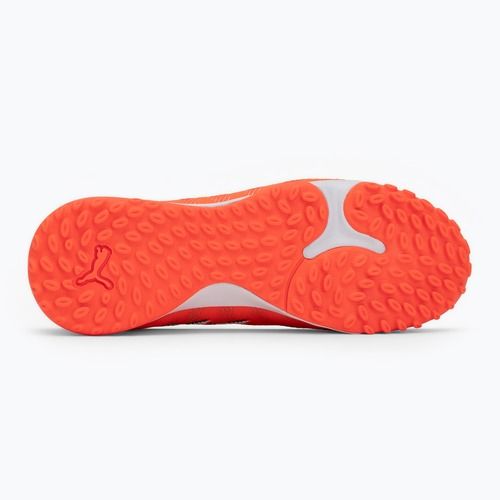 Focicipő PUMA Future 9 Match TT + Mid Jr glowing red/puma white/puma black/puma silver