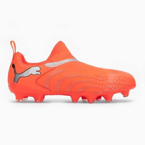 Gyerek focicipő PUMA Future 9 Match LL FG/AG Jr glowing red/puma white/puma black/puma silver