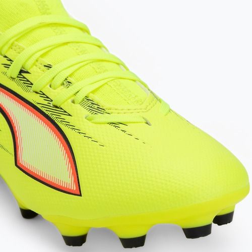 Gyerek focicipő PUMA Ultra 6 Match FG/AG Jr yellow alert/puma black/glowing red/lime squeeze