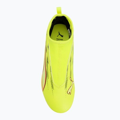 Gyerek focicipő PUMA Ultra 6 Match+ LL FG/AG Jr yellow alert/puma black/glowing red/lime squeeze