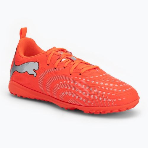 Gyerek focicipő PUMA Future 9 Play TT Jr glowing red/puma white/puma black/puma silver