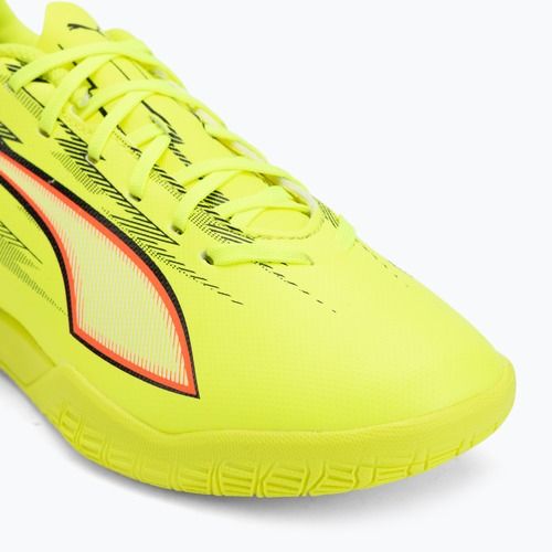 Gyerek focicipő PUMA Ultra 6 Play IT Jr yellow alert/puma black/glowing red/lime squeeze