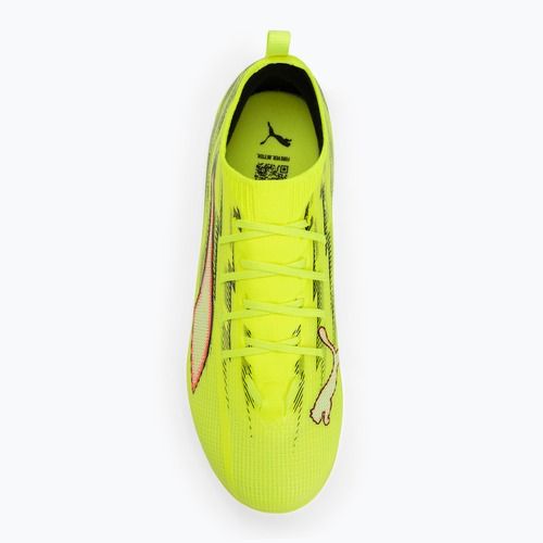 Focicipő PUMA Ultra 6 Pro Jr FG/AG yellow alert/puma black/glowing red/lime squeeze