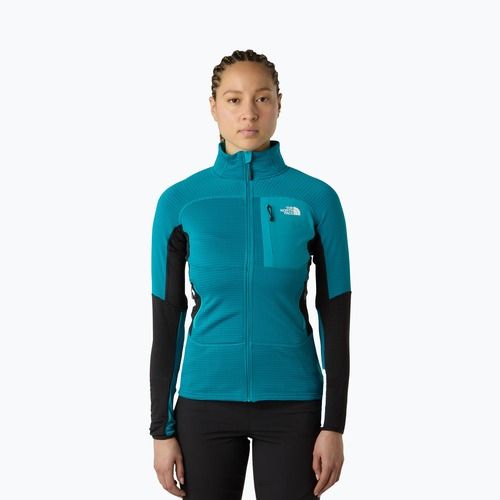 Női pulóver The North Face Polartec Powergrid Stormgap antracitszürke/tnf fekete