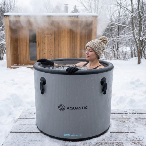 Merülőmedence AQUASTIC BrrFree 382 l dropstitch grey