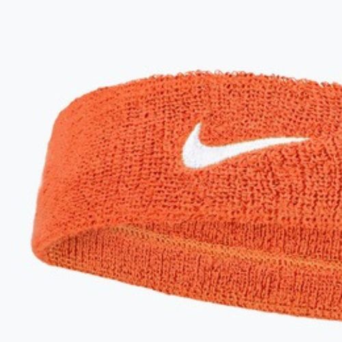 Frottír fejpánt Nike Swoosh Classic Headband team orange/white