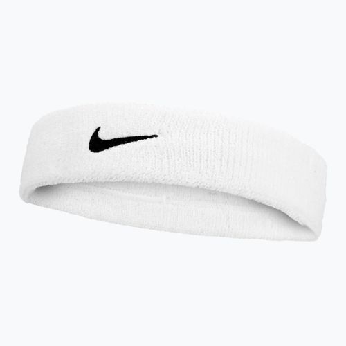 Frottír fejpánt Nike Swoosh Classic Headband white/black