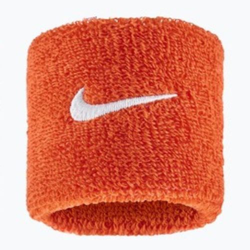 Frottír csuklópántok Nike Swoosh Classic Wristbands 2 db team orange/white
