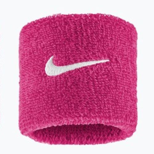 Frottír csuklópántok Nike Swoosh Classic Wristbands 2 db vivid pink/white