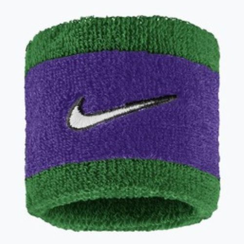 Frottír csuklópántok Nike Swoosh Classic Wristbands 2 db clover/fierce purple/white