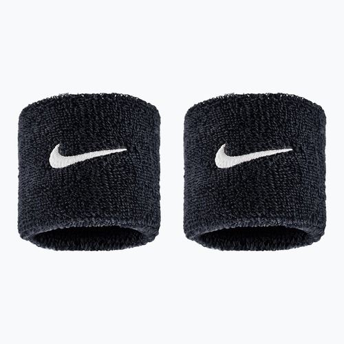 Frottír csuklópántok Nike Swoosh Classic Wristbands 2 db black/white