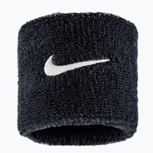 Frottír csuklópántok Nike Swoosh Classic Wristbands 2 db black/white