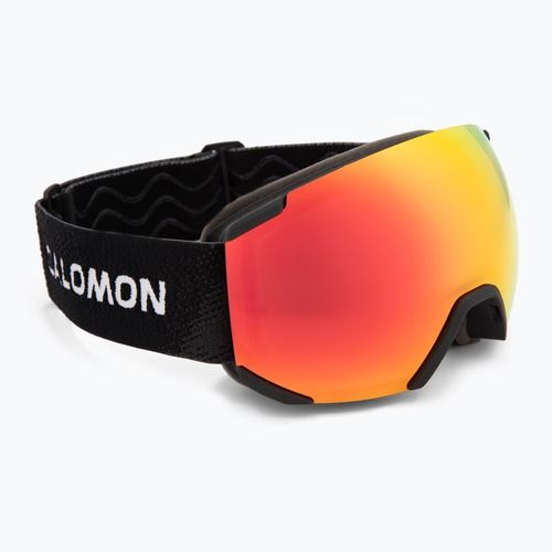 Gyerek síszemüveg Salomon Radium black/mi mid red