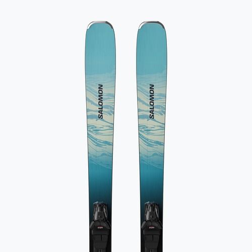 Női alpesi síléc Salomon Stance W 80 + M10 GW kötésekkel alaskan blue/porcelain/lime cream