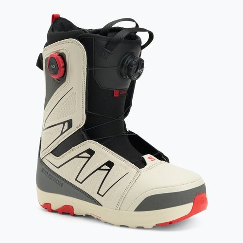 Férfi snowboard bakancs Salomon Launch Boa SJ Boa almond milk/castle rock/black