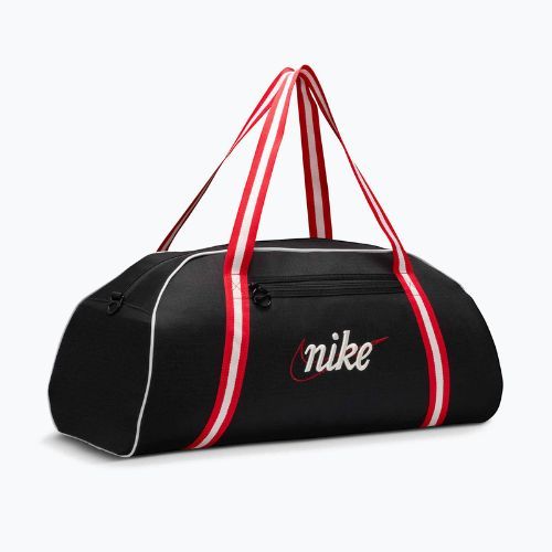Női edzőtáska Nike Gym Club Retro 24 l black/university red/sail