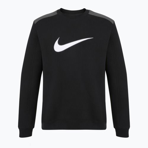 Férfi pulóver Nike Sportswear Fleece Crew black/iron grey