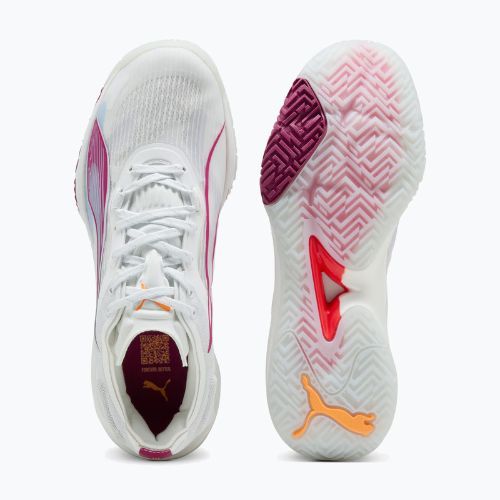 Női cipők PUMA Accelerate NITRO SQD 4 puma white/berry/lilac crush/hautetropic/heat fire