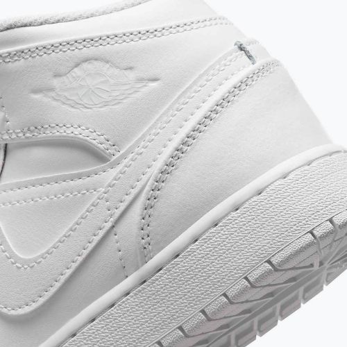 Gyerekcipő Nike Jordan 1 Mid white/white/white