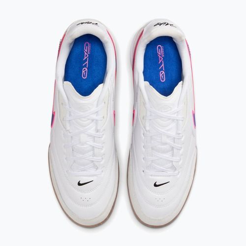 Férfi futballcipők Nike Streetgato white/pink blast/racer blue