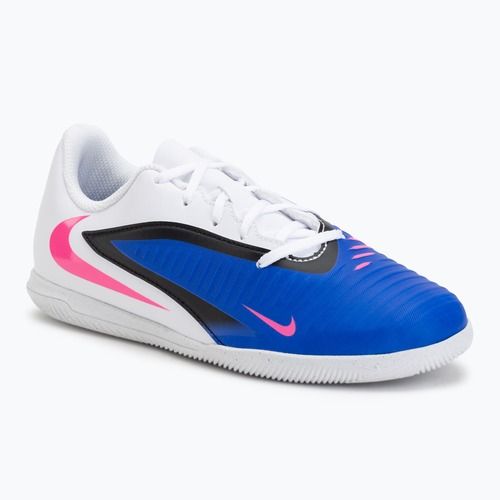 Gyerek focicipő Nike Jr. Phantom 6 Low Club IN racer blue/white/pink blast
