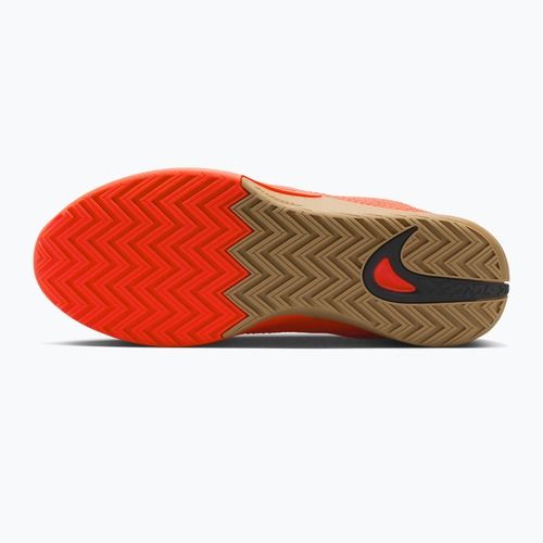 Férfi kosárlabdacipő Nike Street Flare bright crimson/gum light brown/black