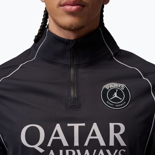 Férfi futball hosszú ujjú póló Nike Paris Saint-Germain Strike Elite SE Aerogami Shell Top black/black/atmosphere grey