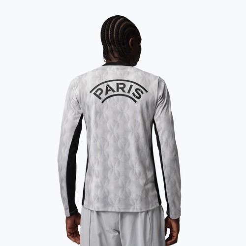 Férfi hosszú ujjú labdarúgó mez Nike Paris Saint-Germain Academy Pro Warm SE medium grey/black/black