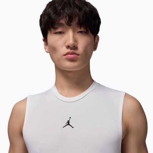 Férfi termoaktív póló Jordan Sport Dri-FIT white/black