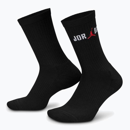 Zokni  Jordan Everyday Crew 1 pair black/white/university red