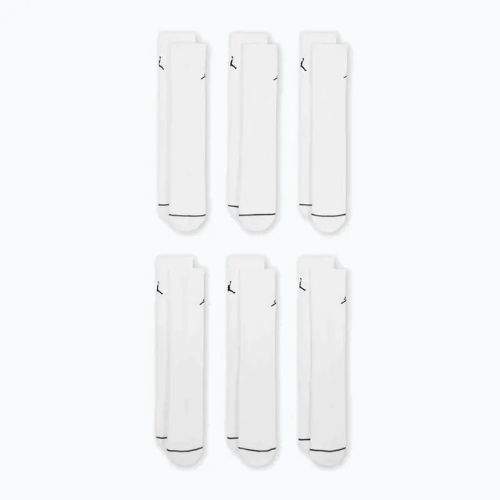 Zokni Jordan Everyday Cushioned Crew 6 pairs white/black