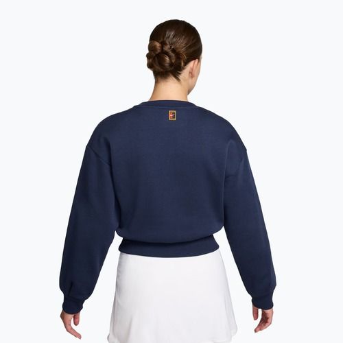 Női pulóver Nike Court Collection French Terry Crew Neck midnight navy/sail