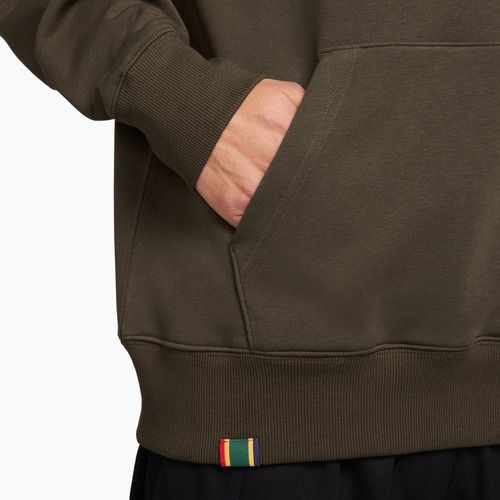 Férfi tenisz pulóver Nike Court Dri-Fit Heritage French Terry Hoodie dark hazel/saffron quartz