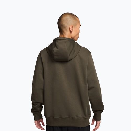 Férfi tenisz pulóver Nike Court Dri-Fit Heritage French Terry Hoodie dark hazel/saffron quartz
