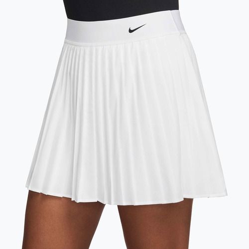 Teniszszoknya Nike Victory Dri-Fit High-Waisted Pleated white/black
