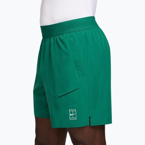 Férfi tenisz rövidnadrág Nike Court Dri-Fit Advantage 6" malachite/white