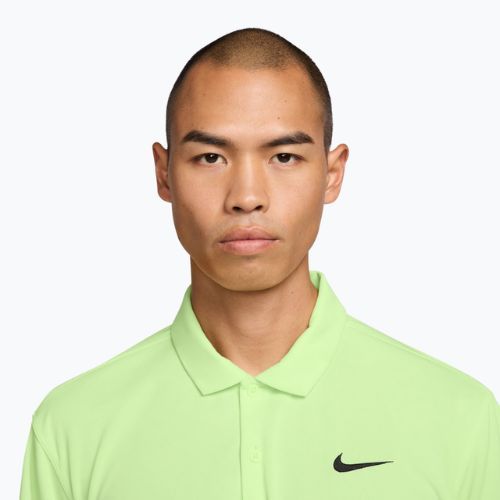 Férfi teniszpóló Nike Court Dri-Fit Polo Solid light liquid lime/black