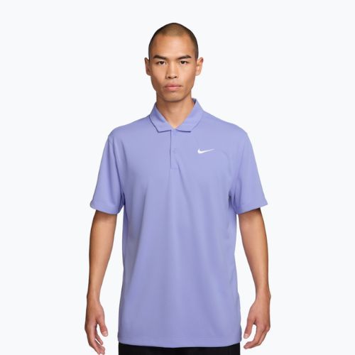 Férfi teniszpóló Nike Court Dri-Fit Polo Solid light thistle/white