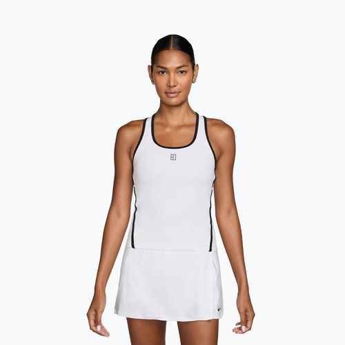 Női teniszpóló Nike Advantage Dri-Fit Tank white/black