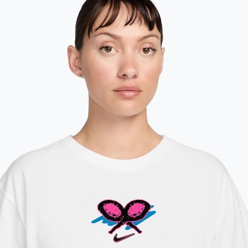 Női teniszpóló Nike Slam Dri-Fit white