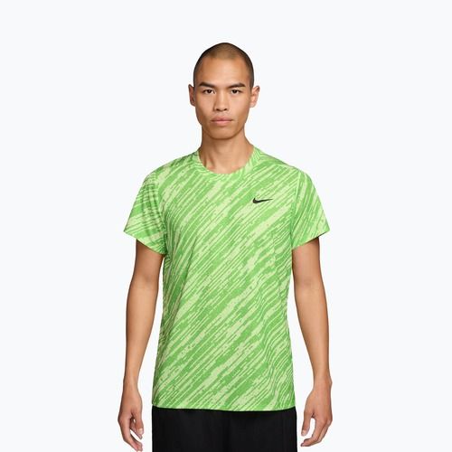 Férfi teniszpóló Nike Court Dri-Fit Victory Print mean green/black