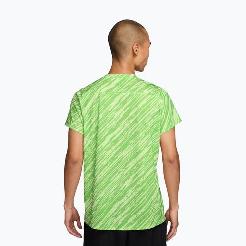 Férfi teniszpóló Nike Court Dri-Fit Victory Print mean green/black