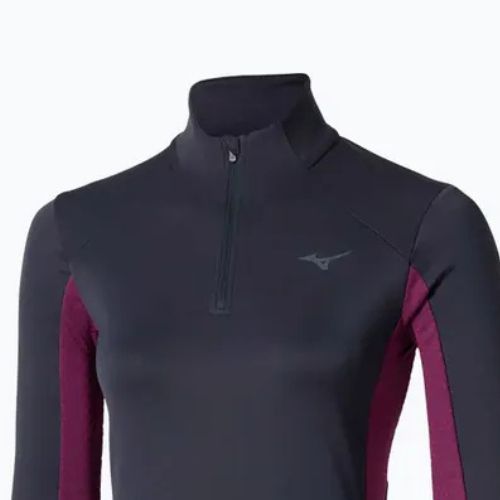 Női futó pulóver Mizuno Active Warm Half Zip baritone blue
