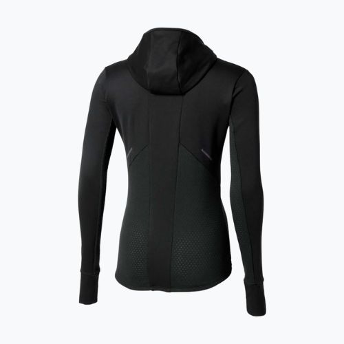 Női futó pulóver Mizuno Active Warm Hooded black