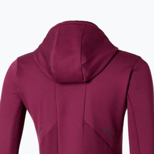 Női futó pulóver Mizuno Active Warm Hooded dark purple