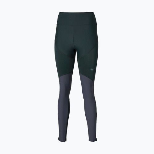 Női futóleggings Mizuno Tech Thermal Charge Long Black/Odyssey Gray